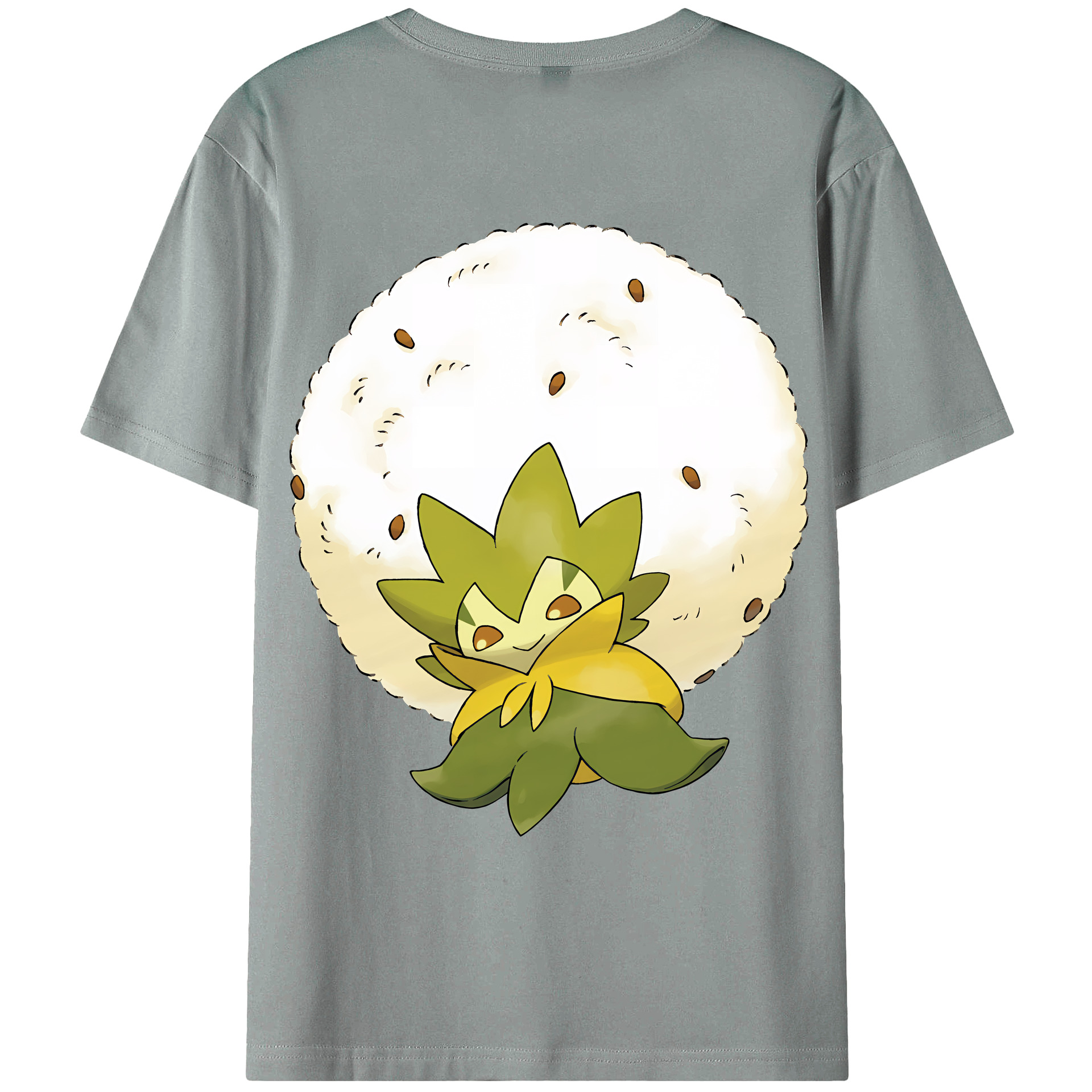（画像用） ポケットモンスター Pokémon 綿100％ メンズ半袖Tシャツ（バックプリント） 通気性